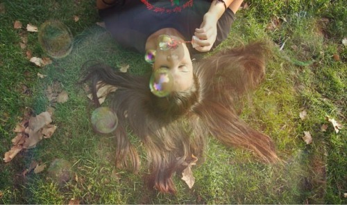 Bubblegirl. #portrait #retrato #portraitphotography #girl #bubbles #soapbubbles #green #colorful #ha