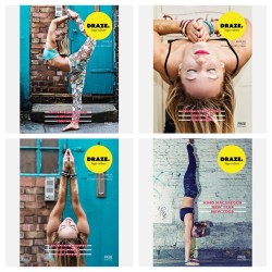 kinoyoga:  Choose the cover of @drazemagazine featuring me in January! Vote by leaving a comment below, indicating you top choice: 1 Natarajasana, 2 namaste, 3 handstand, 4 ekam, clockwise from top left. We will announce the results on publication 