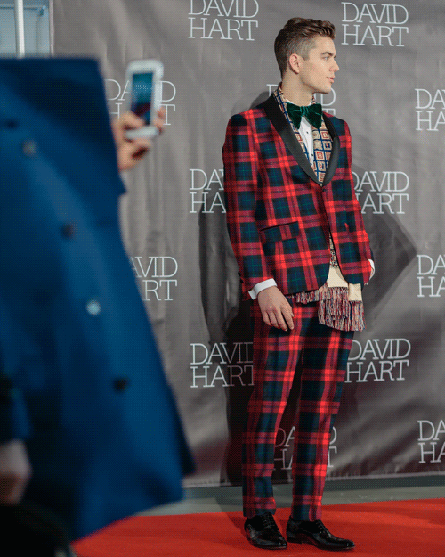 fastcoast:David Hart makes some rad plaid. // @davidhartnyc @cfda