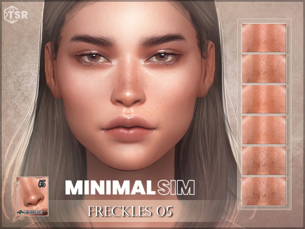 Remussirion Minimalsim Freckles 05 Ts4 Emily Cc Finds