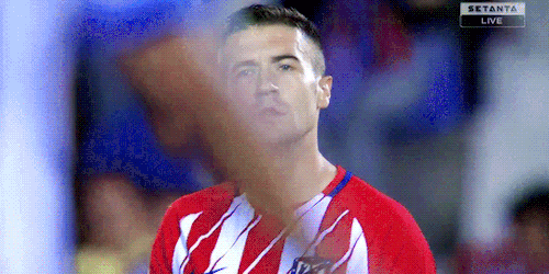 sashosasho: Gabi during Leganes vs Atletico Madrid (30/09/2017)
