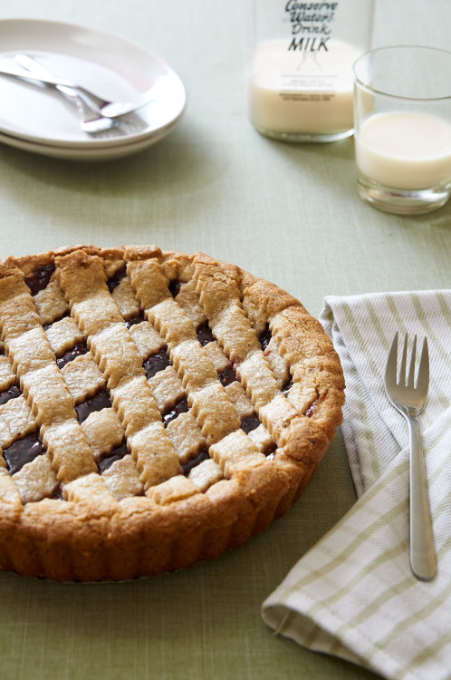 ibakeheshoots:peanut butter & jelly linzer torte…it’s like a hot PB&J with a cookie crust. you’re welcome. I bake he shoots