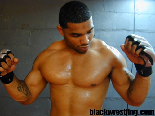 thagoodgood: CUBANO AKA SENSATION Sexy wrestling porn red bone ass 