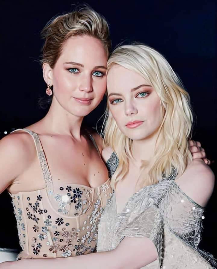 Jennifer Lawrence & Emma Stone