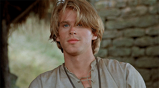 chaosmagics:Cary Elwes as Westley in The Princess Bride (1987) dir. Rob Reiner