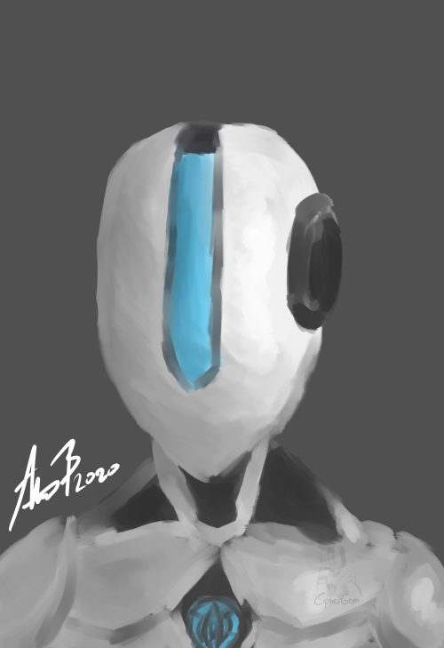 D-LE, my robot oc.