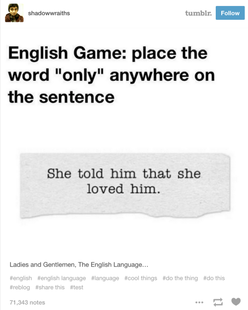 huffingtonpost: 14 Absurd Things Tumblr Can Teach You About The English Language