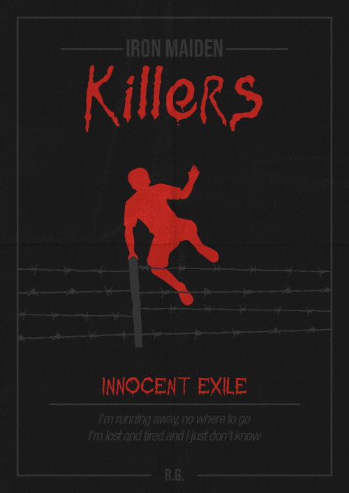 MINIMALISM + IRON MAIDEN - “Killers” (1981)Inspired by @minimal-pulse art