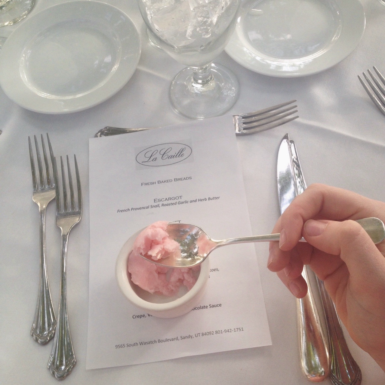 lovlae:my little dress matches this sorbet 🍥