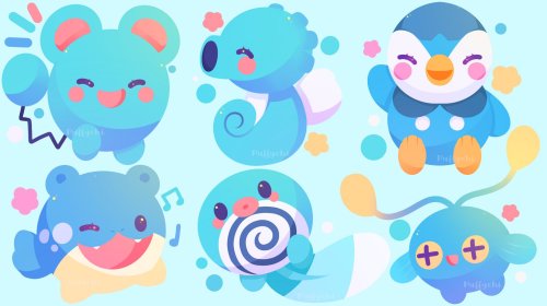 puffychi:Blue babies  ✨