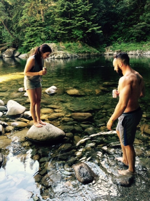 allybeefitness:  keepworkingharder:  Being Canadian as shit  Um I’m actually obsessed with you two