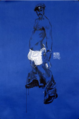   Michael Mitchell, White Boxers