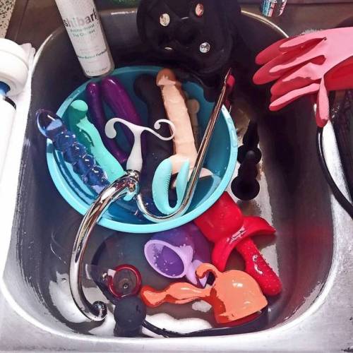 Back when our toy collection could fit comfortably in the sink Follow us on Instagram @probabeplay