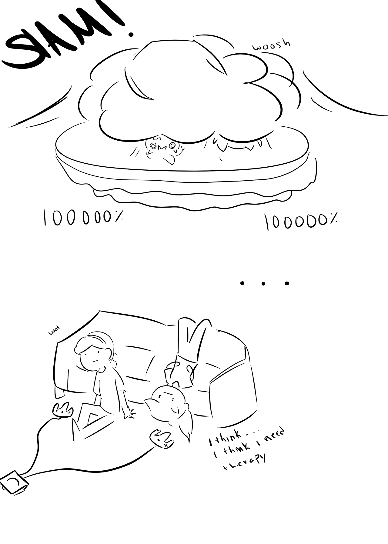 hehe yall thought it was actually gonna be a fight HAH YOU WERE FOOLED Final part