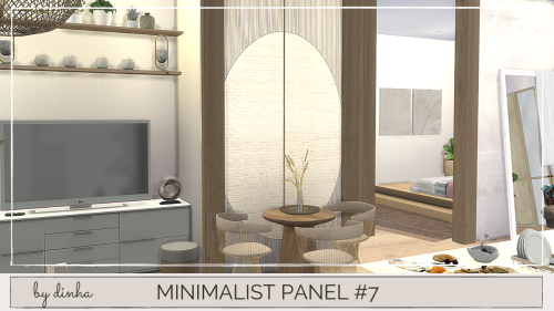 dinhagamer: Minimalist Panel #5, 6 & 7Hope you enjoy. Can be found in paneling, using 2 Wall to 