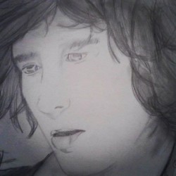 Enrique Bunbury #bunbury #enrique #enriquebunbury #heroesdelsilencio #rock #heroes #sketch #draw #drawing #person #pencil