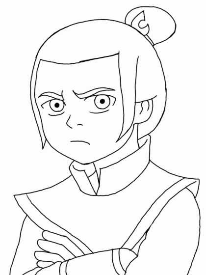 Young Azula Is Judging You. (24 Fps On 2s In CSP -- Will Color Later)