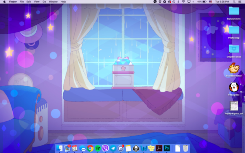 also since mac is hella cool i can add different desktops!! and i feel like this would be great for 