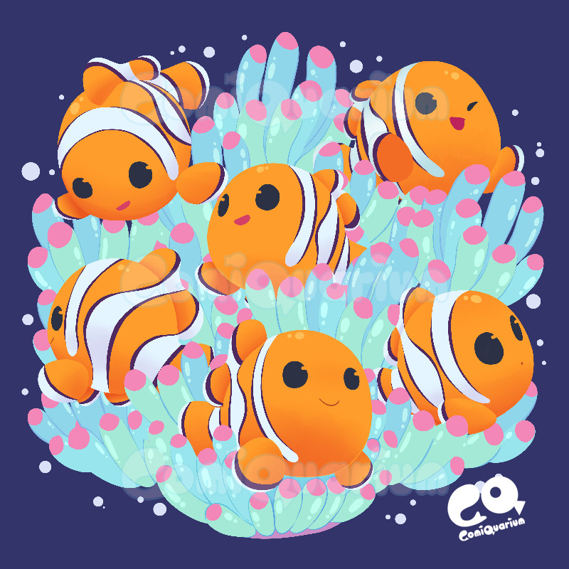 comiquarium: Clownfish Playground Inspired from a colony of clownfish in the sea