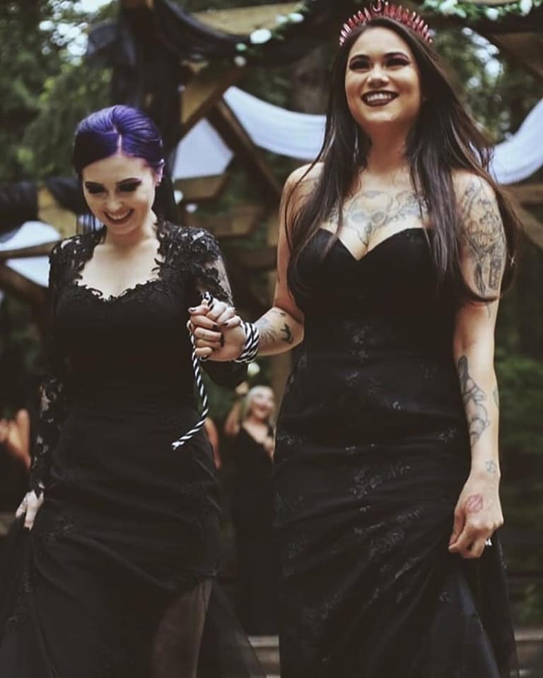 allmights-tiddies:  exoplanetary-virus:  Happy Pride Month, here’s a goth lesbian