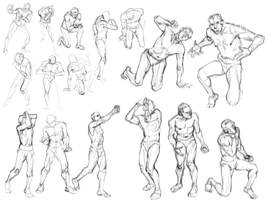 Pencil drawing action pose reference, Pinterest, | Stable Diffusion