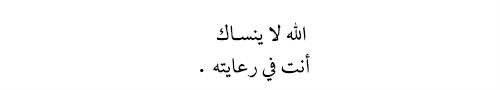 deen-over-dunyaa:God will not forget you, You are in his care.