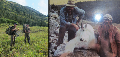 A bearded Steve and his BC goat, only took him 3 years in the hills to bag this beauty. 