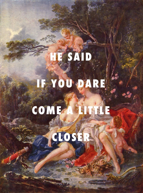 flyartproductions:Jupiter: Come a little closer Callisto Jupiter and Callisto (1714), Francois Bou