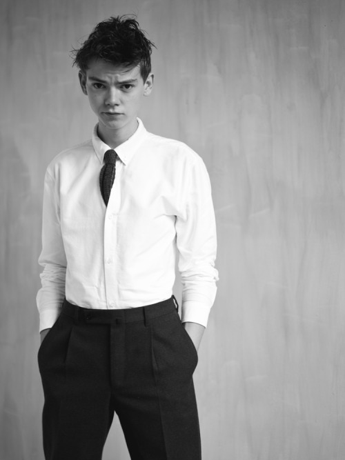 gameofthronesfriends:  Thomas Brodie Sangster for Interview magazine  Photographer: Van Sarki (x)