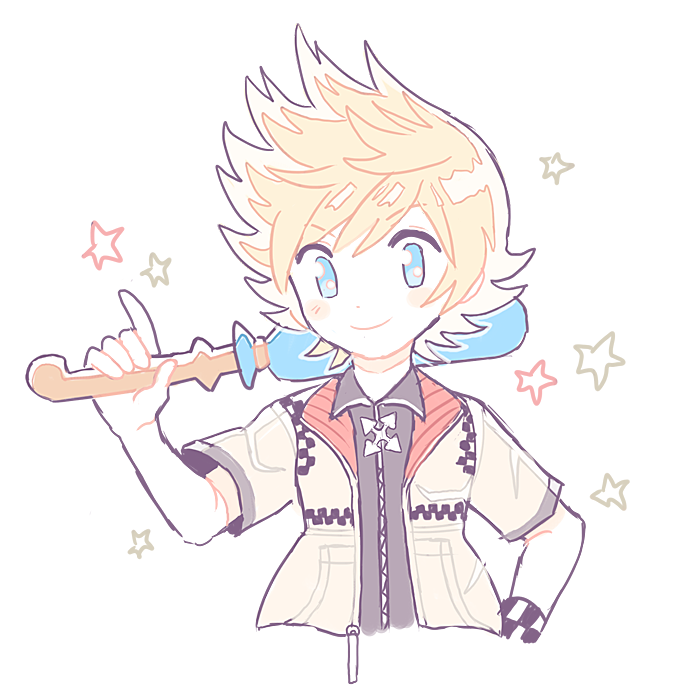 vitaminpop:  riku and roxas request for   @aetherkey &amp; @realmsbetween respectively