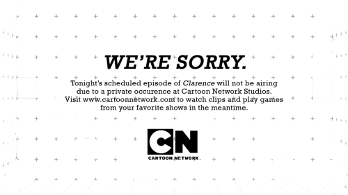 danytheme:  cosmic-noir:  etoapia:  kiltyascharged:  starwhal:  heyyo-sam:  out-of-my-interest:  Clarence  Proud of Cartoon Network for taking action so quickly.  wait what happened  The creator of Clarence sexually harassed a female storyboard artist.