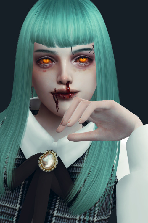 @magic-bot’s New CreationsFace piercing ringHalloween eyes presets Halloween bloody set (ゝ&for