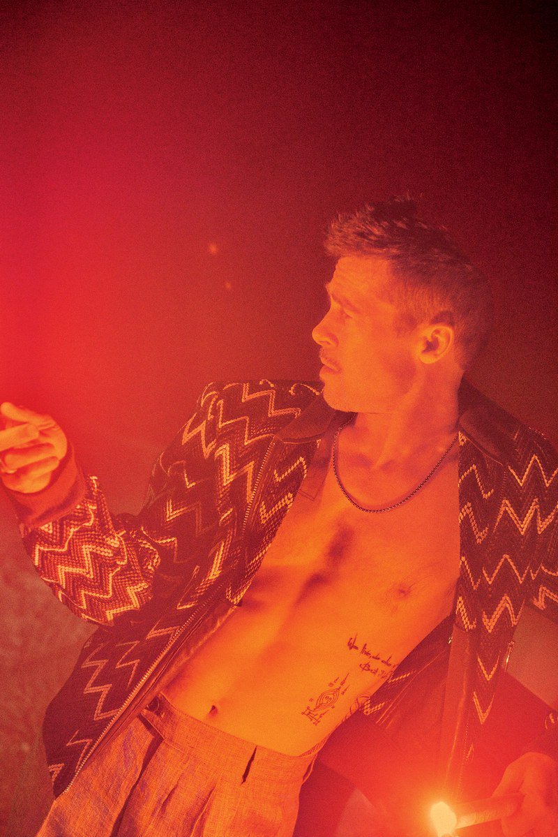 aries0331:  Brad Pitt for GQ Style, Summer 2017 by Ryan McGinley