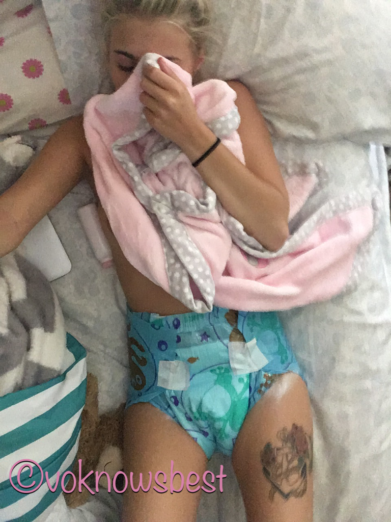 voknowsbest:  I might not be feeling so good with my back but diapers are a necessity