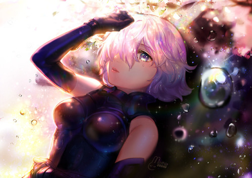 Reunited [full res. here] Inspired by final scene of Mashu+that rainy trailer. Here’s for the 