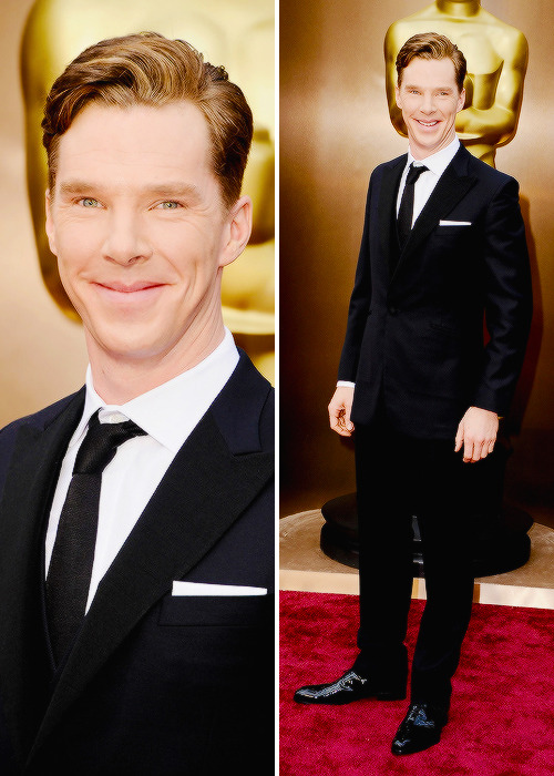  Benedict Cumberbatch ruining some lives at the Oscars 2014’s red carpet  
