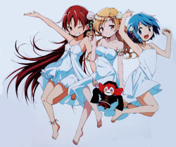 hourai: Official art of the holy quintet.