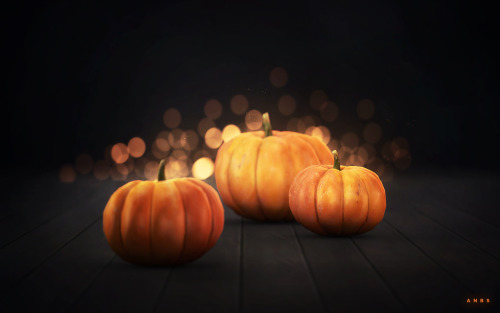 Pumpkins Objects by ANBS Some realistic pumpkins to help you celebrate Halloween. There are three re