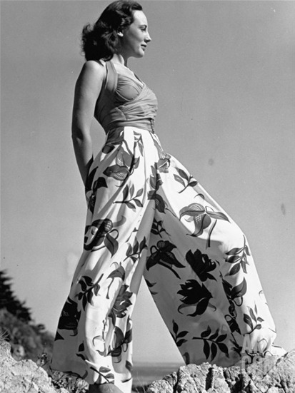 Girl modeling “Cruisewear fashion” by Peter Stackpole, Life Magazine 1940