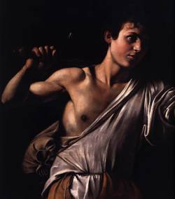 David with the Head of Goliath (detail) Artist: Caravaggio 1606-07 Oil on wood Kunsthistorisches Museum, Vienna