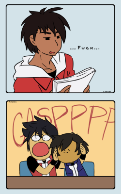 tifamex: Red can get a bit… overprotective when its about Ash. It’s been a while since I draw Red and Ash together I had to &lt;/3 original comic 