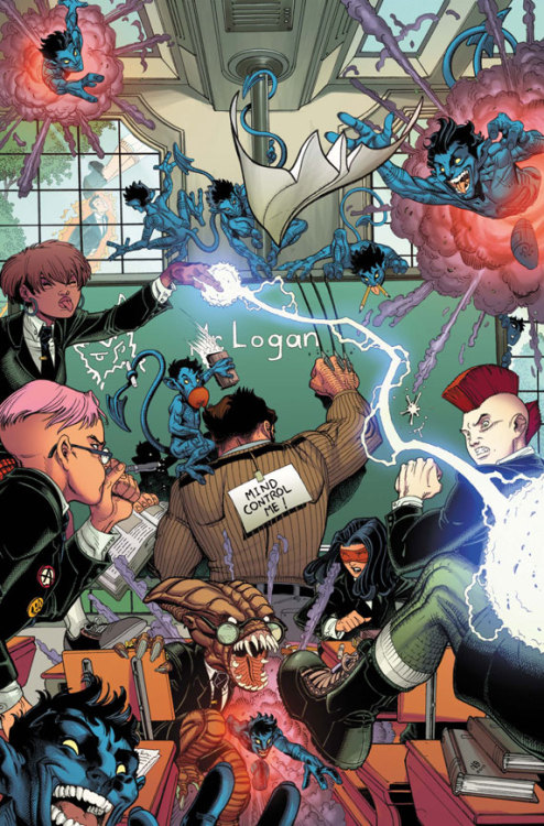 brianmichaelbendis:  A lot of students have passed through these halls 