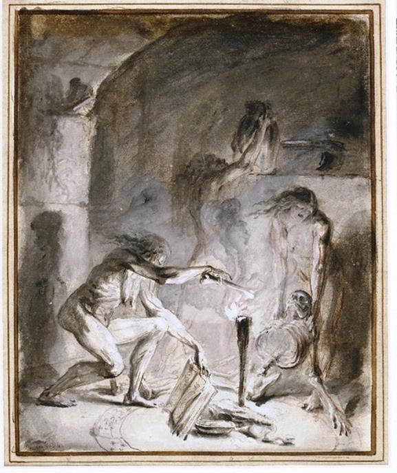 The Spell Attributed to Luis Paret y Alcázar 1746-1799