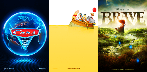 mickeyandcompany:  Some WDAS/Pixar teaser posters 