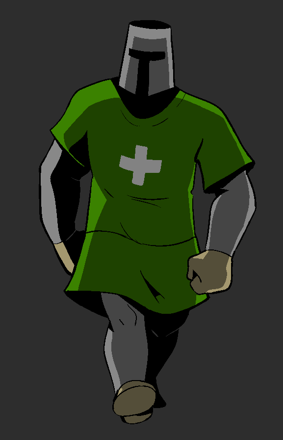 elenamanetta:  Someone on /co/ made a character called “Relatable Comic Knight”.