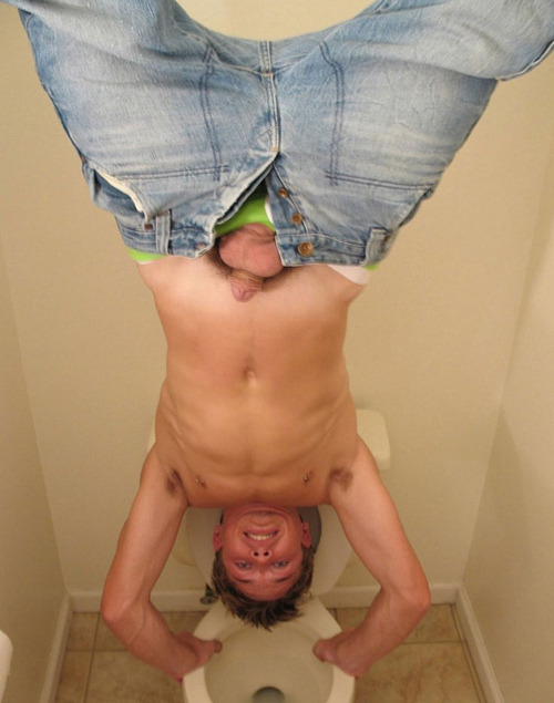wade501: Potty training has seriously gone awry with this boy.