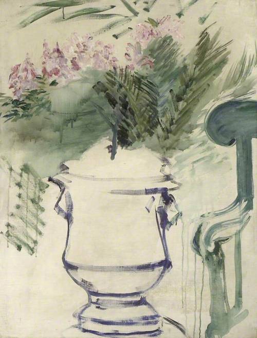 centuriespast:  A Garden Urn Édouard Manet (1832–1883) The Ashmolean Museum of Art and Archaeology