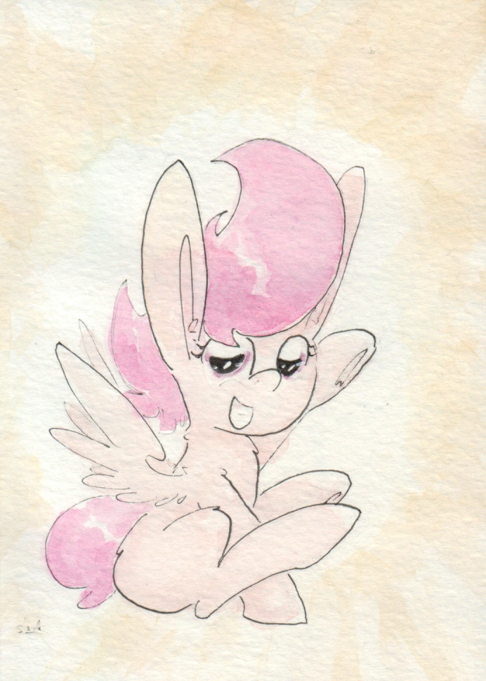 slightlyshade:Say hi to Scootaloo! Hey there Scootsy~ ^w^ /)