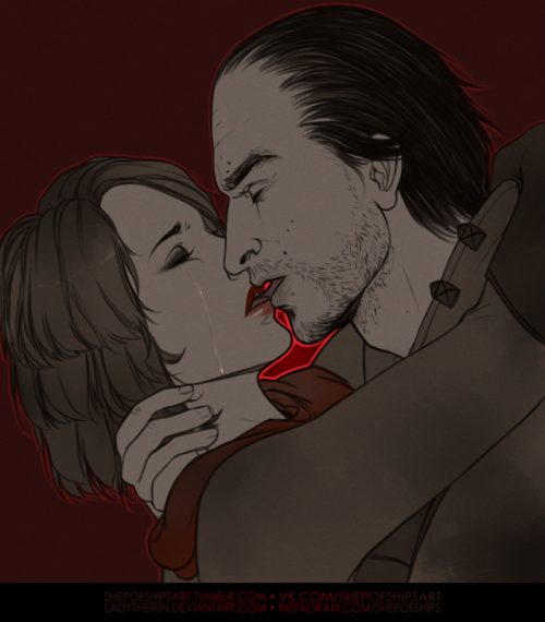 shepofshipsart:Elyssra Trevelyan and Raleigh Samson for wonderful makers-breath!It was a pleasure ♥T