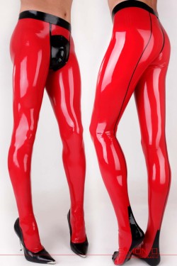 latexcatsuit:  New Men’s Latex Leggings by Simon.O / シモン・オー、メンズ向けラバーレギンスとタイツ計12種をリリースView Post